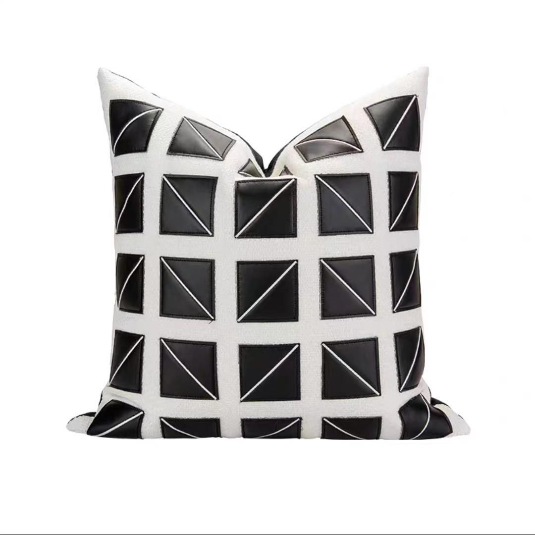 样板抱枕轻软奢约现代装沙发客厅靠垫方枕样板间房CZN酒店简抱枕