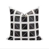 样板抱枕轻软奢约现代装 沙发客厅靠垫方枕样板间房CZN酒店简抱枕