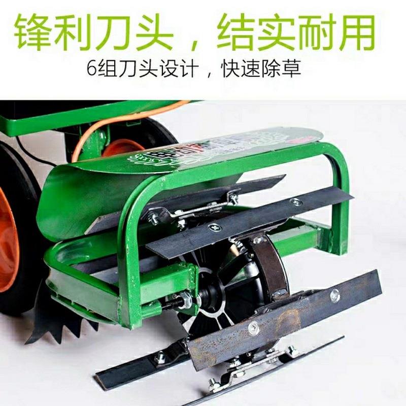 升款小型电TTQ大动除草锂级电款机老人用电锄头棚菜地松土开沟机