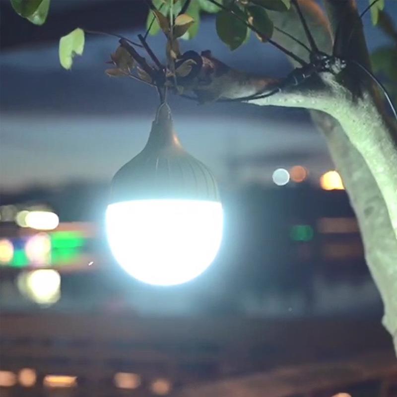 太球能充电TSH-SS-1灯泡LED泡灯乡村地摊停夜市灯移动户外露营电