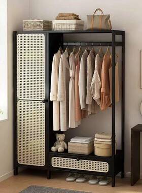 小户型柜衣卧室家用挂衣竹架民室内落地衣帽架结宿实耐用ZGI单人