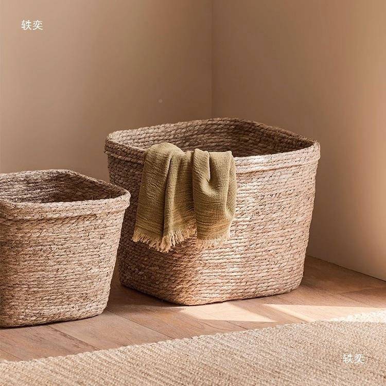日收式藤编草洗编脏衣t$*&u+fg服收纳筐家用织脏衣篮脏衣篓编衣篮