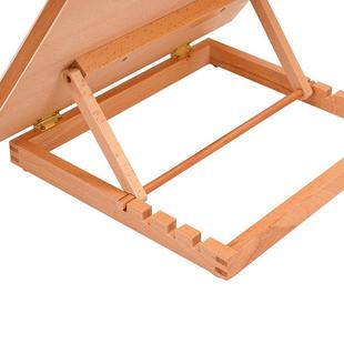 A3A2书加厚款 架木制读架工厂 画509桌面画板架质可折木叠台式