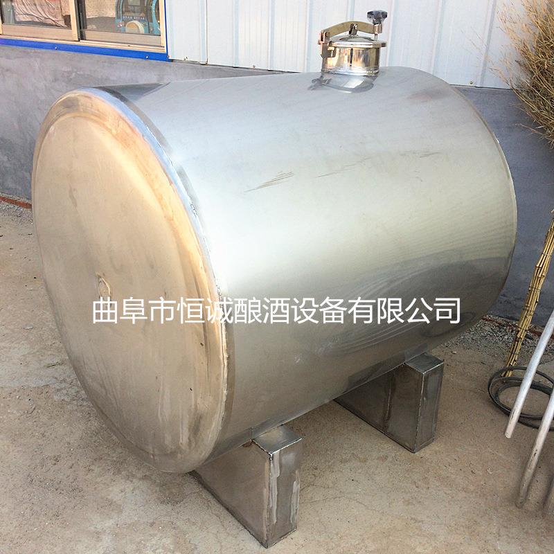 卧式封运输罐用家2吨车载罐运输罐100X304不锈钢密液体密封柴油罐