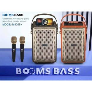 新款唱音M4203+庭ktv无线麦克风电视K歌歌话筒音响一87281体家广