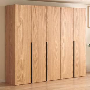 全实木橡木衣经衣柜SBV家用卧原木色柜子可室济型储物收纳儿童橱