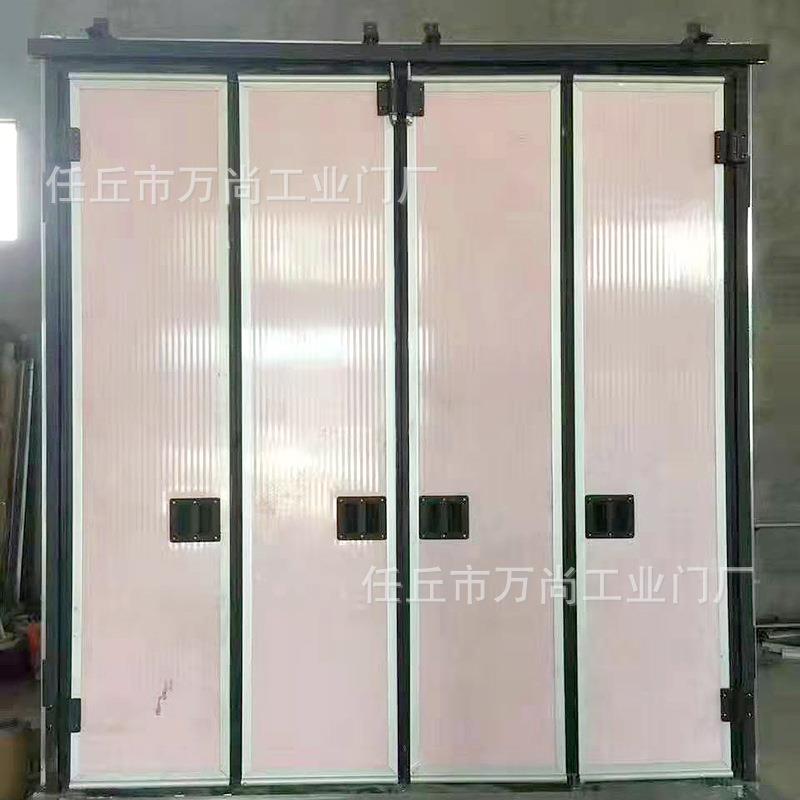 动电动工业折叠门大重型多叠扇折门推QWE门拉门自工业折叠门
