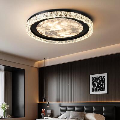 202人5年新款27142意式极简轻奢感主卧大气年顶轻具房间l灯ed卧室