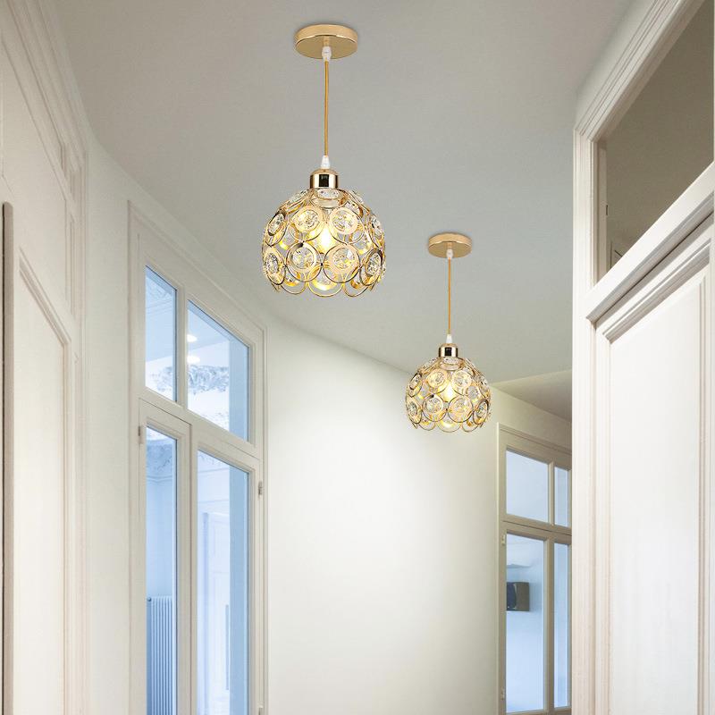 过灯走简灯见描述led吸顶灯水晶灯廊约现代楼梯玄关道灯门厅入户