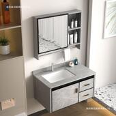 岩959板陶盆现瓷代简柜约卫浴室柜组合生间洗脸洗手池洗漱台盆镜
