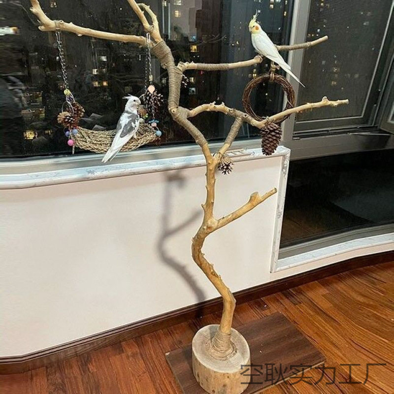 天然干枝枯木造型壁挂鸟架装饰