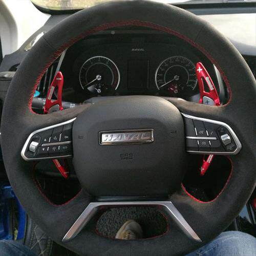 1644长城哈F弗H2魏派VV7S手缝S翻方向盘套VV5大狗毛皮VV6P8炮H6F5