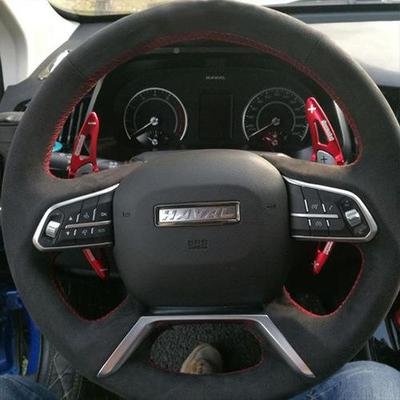 1644长城哈F弗H2魏派VV7S手缝S翻方向盘套VV5大狗毛皮VV6P8炮H6F5