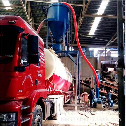 州建材水泥粉莱气力输送机石灰石粉装罐DF-QL车负风输力送机压吸