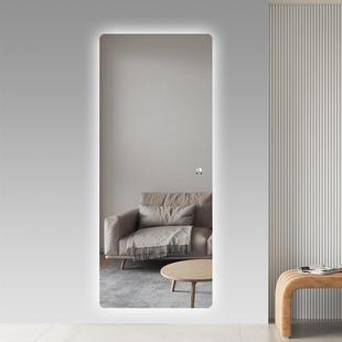 GEQBOLEN伯仑客间厅带光灯镜子框智能衣帽LED全身穿衣镜背无壁挂