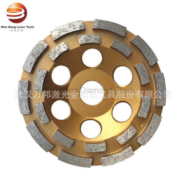4双排磨轮15金金刚石磨轮金刚石磨砂轮刚石UWO寸磨具混凝0土磨具