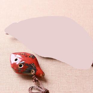 高档树陶笛初学者6孔瓷笛 简埙单学乐器玩具大全男女生易叶自学小