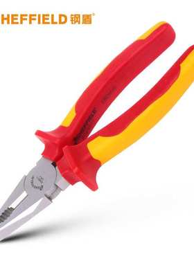 钢盾S046010 6寸绝缘钢丝钳绝缘老虎钳耐高压1000V 150mm电工钳