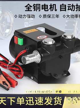 电动抽油泵12V24V220V大功率550W柴油泵大流量自吸泵齿轮泵加油机