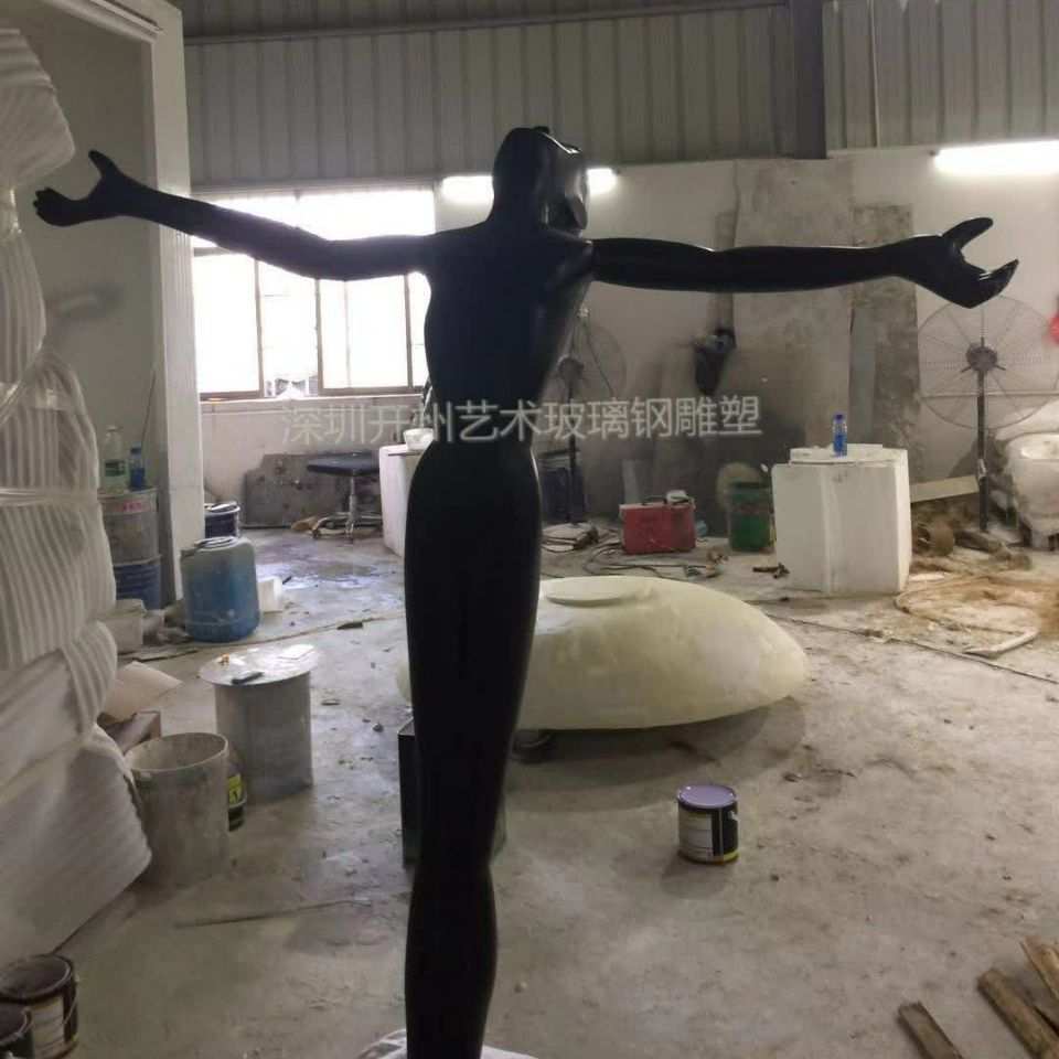 深圳厂直销玻璃钢人物正能量公园广场别墅景观雕塑人体模特橱窗