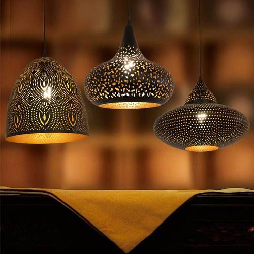 复古工业风餐厅火锅店咖啡厅酒吧简约铁艺吊灯烧烤店泰式小酒馆灯