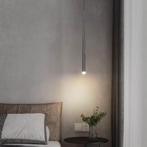 卧室床头吊灯双头极简灯具北欧现代简约设计师样板房主卧床头吊灯