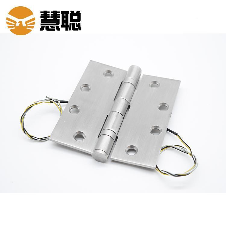 慧过线合页4寸过线页304不合锈钢开轴承合平页4x4x3电子合页聪承