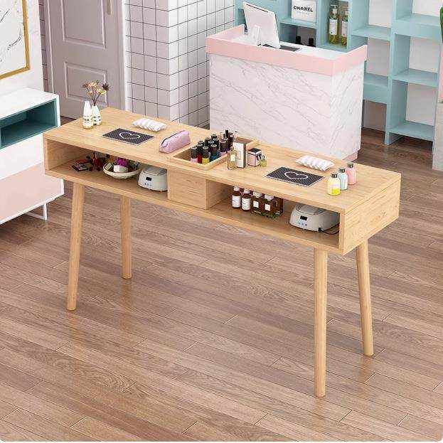 实木美甲桌日式约甲店带美内嵌吸尘387器美桌甲桌轻奢简美甲椅套,商业/办公家具,美甲台,淘宝优惠券,粉丝福利购,淘宝优惠卷