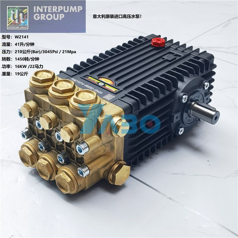 W2141 英特高压水泵 INTER 意大利进口 210公斤 41升/分钟