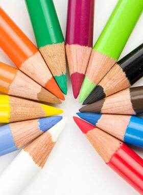 德国辉专柏嘉大师级油性彩铅JUR业级绿手绘铁美辉术绘画绿盒盒套