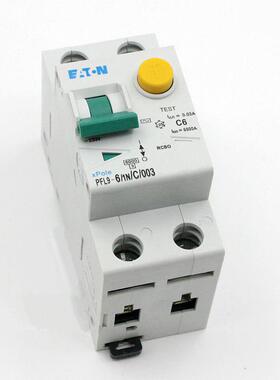 EATON/伊顿漏电开关PRQLFL9-6/1N/C/003829482G1169B17IEC/EN6009