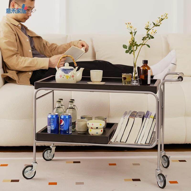 简约IYM可移茶水推车实小木茶几沙发边动餐几角几客厅餐边柜车置,鲜花速递/花卉仿真/绿植园艺,其它园艺用品,淘宝优惠券,粉丝福利购,淘宝优惠卷