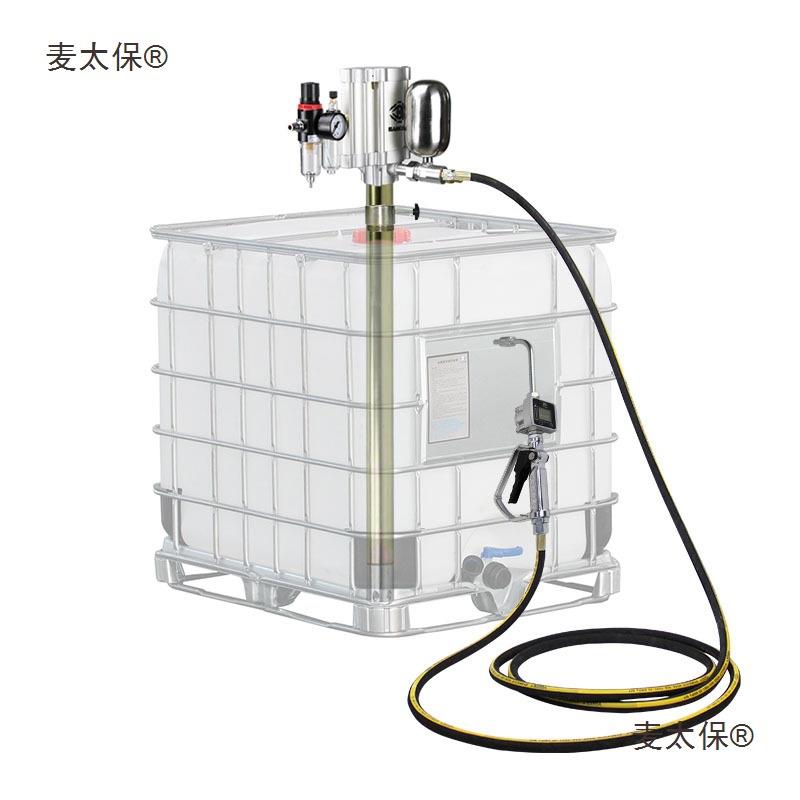 气动机油轮油齿258稠吨桶加注IBC机油桶使用抽油泵粘压力泵冬麦太