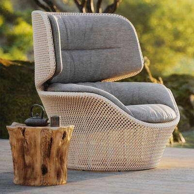 户单外沙发庭院花园藤人别墅室外露天阳SGM光椅房藤编阳台小茶几