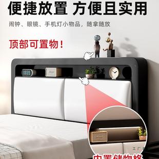 铁艺双人床床家加用1米8加粗厚铁床不锈985钢单人床架铁架床房出