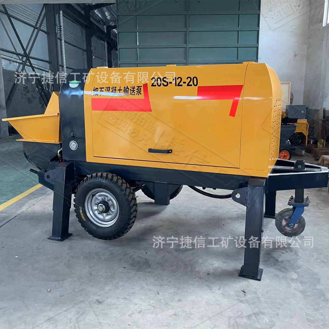 小型二次构造细石混凝土输送泵