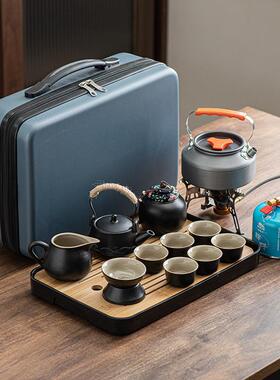 外煮茶炉便携式旅30696行茶套装带泡烧水功夫车载户露营茶器具茶