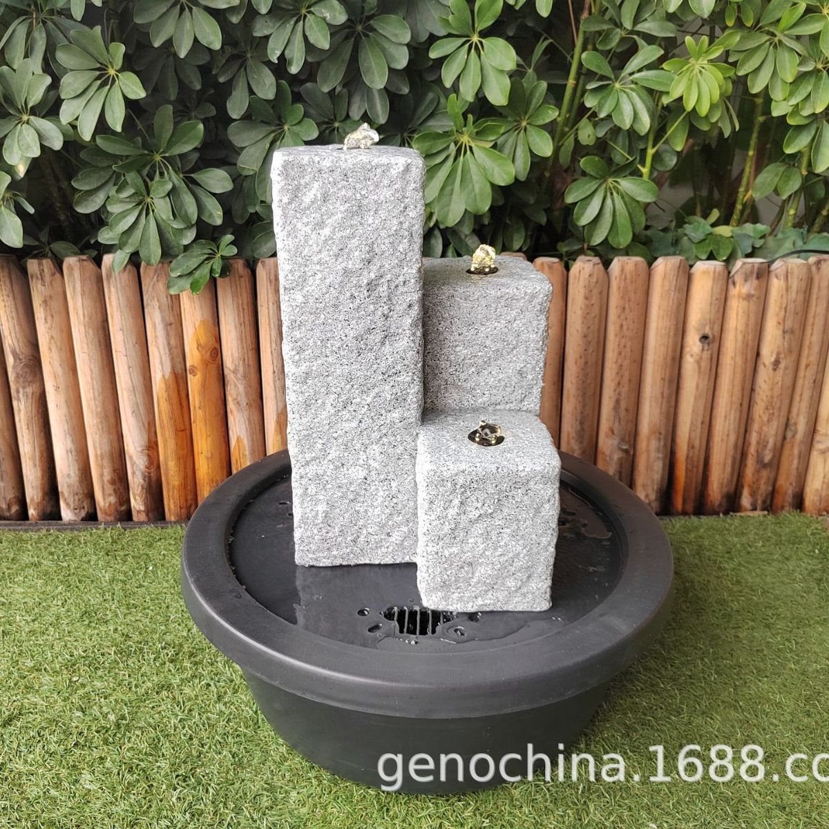 庭院流水摆件喷泉石景观造景仿真花园喷泉摆件流水景观