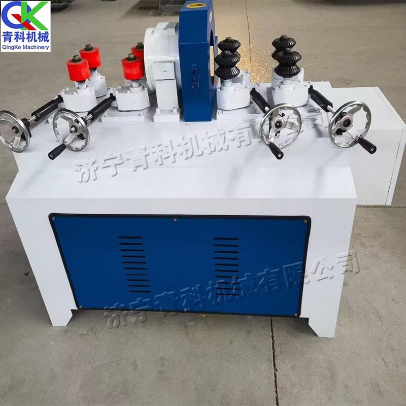 自动进料圆全棒机动木工qk-sdi-5圆棒工砂光机小电型台式圆棒木磨