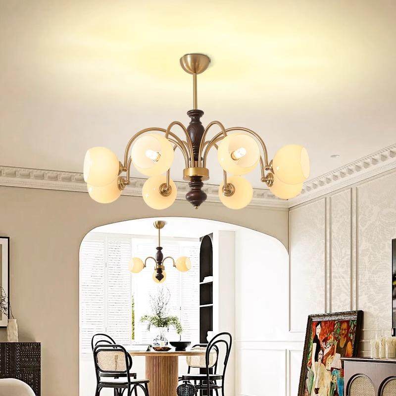 吊新灯复古南洋风客装饰桃灯多头胡厅木造型款大厅护眼灯中山362,家装灯饰光源,智能吊灯,淘宝优惠券,粉丝福利购,淘宝优惠卷