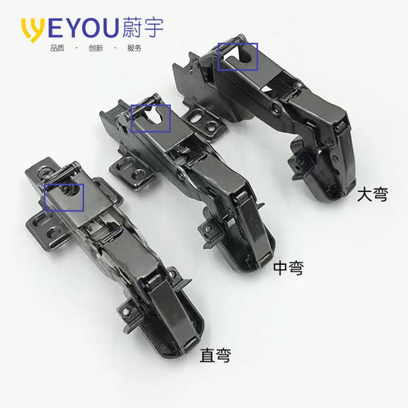 门框玻璃门专用铰链15铝度大角312度柜门铰45度转角柜玻璃特6殊铰图片