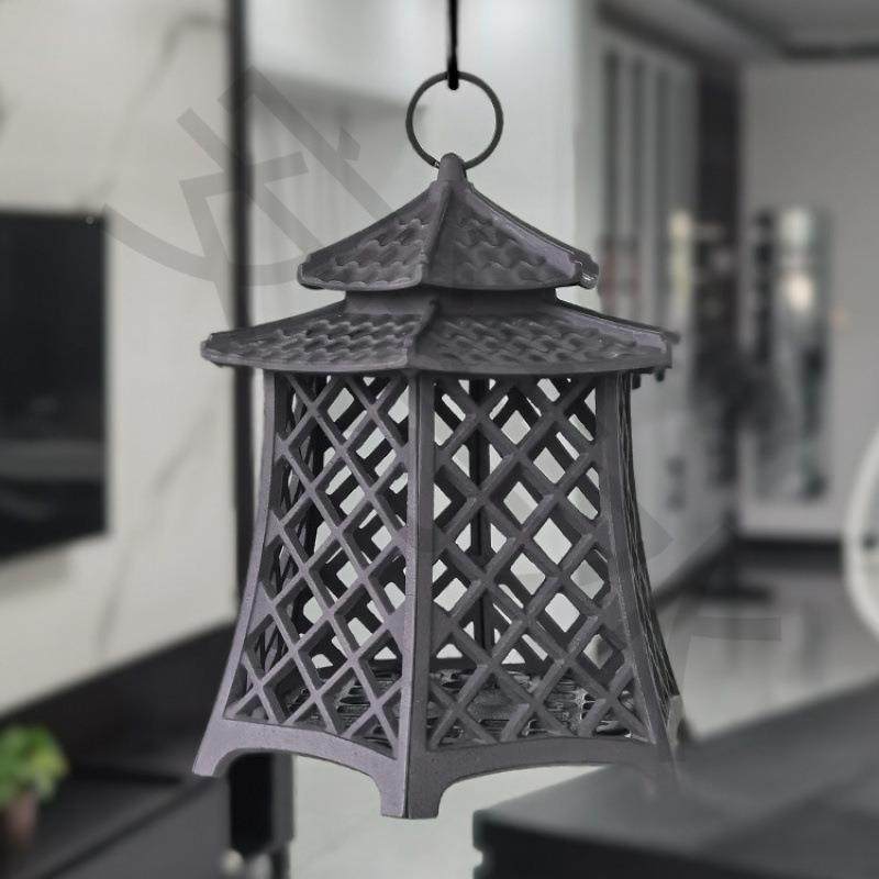 古代台仿古宫23078铁灯古代雪见灯艺古传统装饰怀旧建筑烛复灯剧