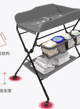 尿布台婴儿理台便携式多功儿能FVO护可宝折叠可移动宝床收纳新生