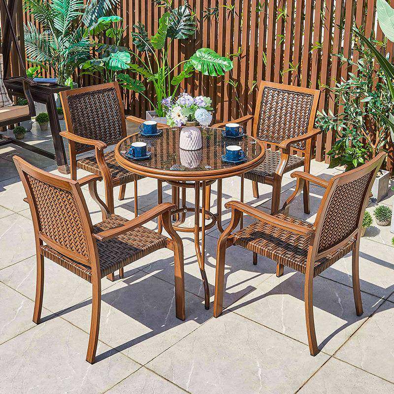 藤家户外ZF2016C铝藤桌椅藤藤编桌户外椅具编藤桌椅户外塑木桌椅,商业/办公家具,商用藤编家具,淘宝优惠券,粉丝福利购,淘宝优惠卷