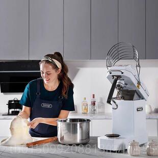 正品UKOO高比克U10三E双动速和面机 1000W商用厨师料机 理10公升