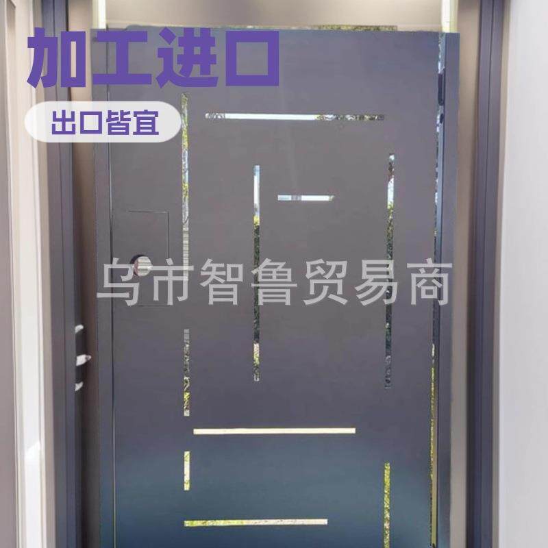 透视切割小门 雕花镂空防护栏 室外阳台围挡 隔断镂空屏风