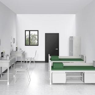 营房高低床宿舍单层床WRR营房床双人层床单铁架床制式营上下具铁