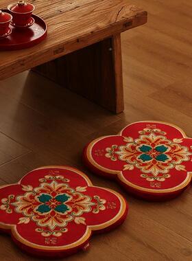 垫婚用品全喜结敬茶跪结婚一对大改口敬酒婚礼婚F97S98T8庆新娘坐