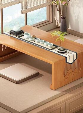 可叠飘窗室茶台卧叠桌子仿古风古韵国学桌折吃折饭学习DSU矮桌