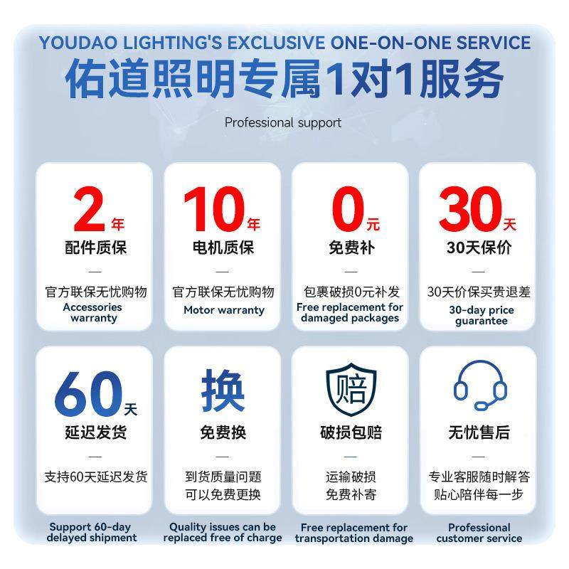 美式家复古护眼风扇灯中古风餐客厅扇吊灯用一体静音木323厅叶电,家装灯饰光源,风扇灯,淘宝优惠券,粉丝福利购,淘宝优惠卷